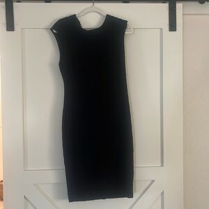 Bebe women’s large black cocktail dress knee length